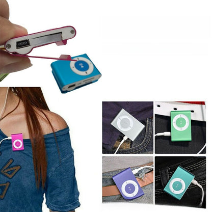 Clip Card MP3 Player Portable Music Player with TF Slot