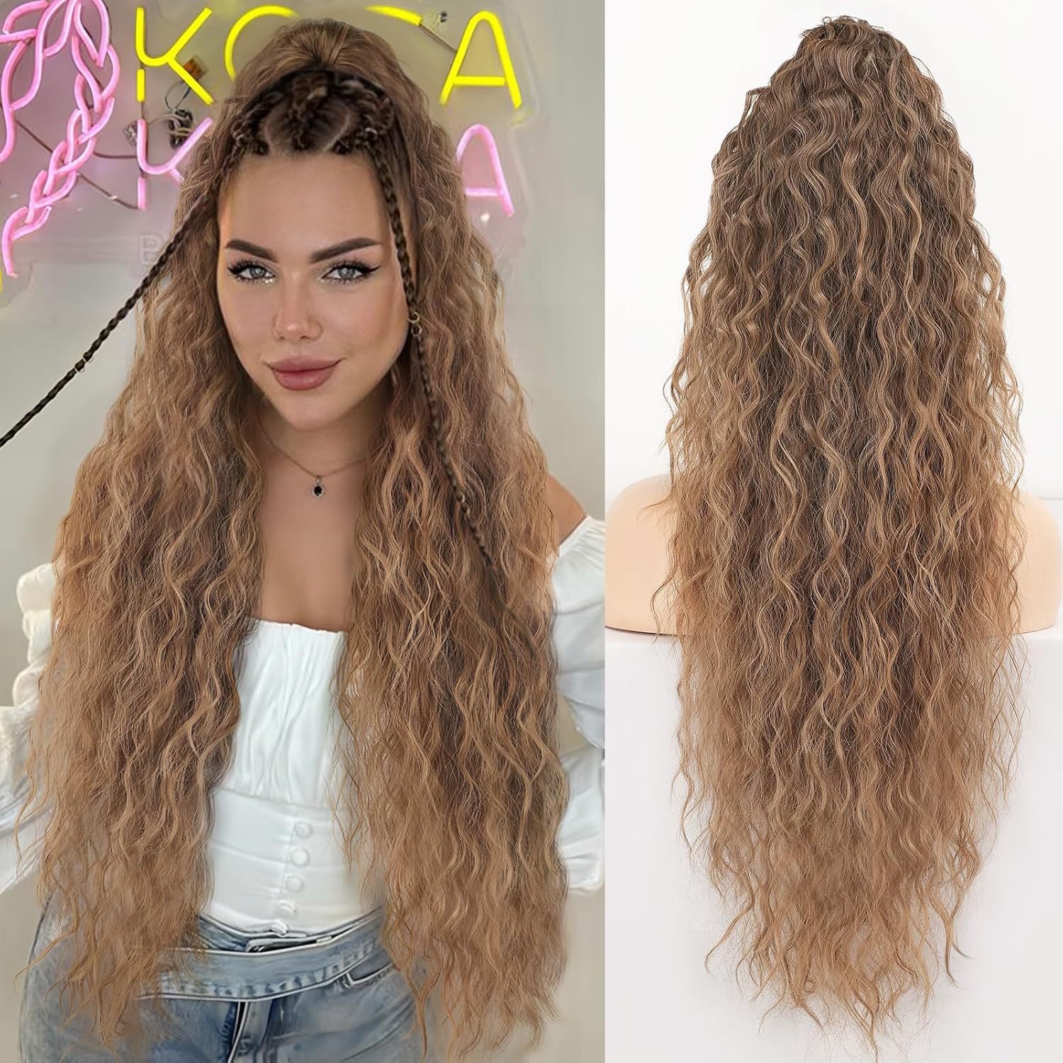 Clip In Synthetic Ponytail Hair Extension