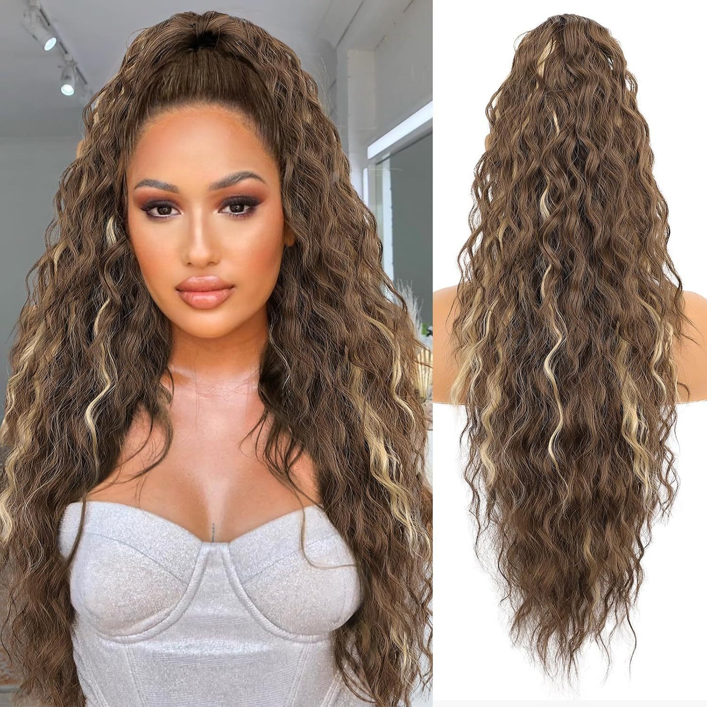 Clip In Synthetic Ponytail Hair Extension