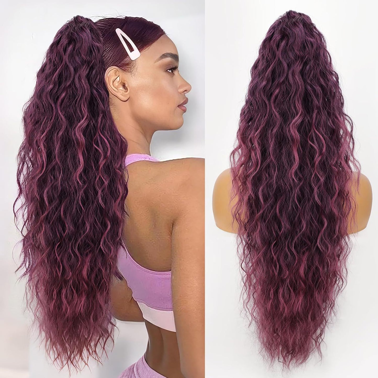 Clip In Synthetic Ponytail Hair Extension