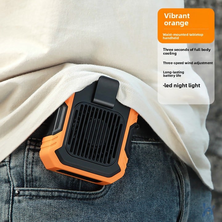 Clip-on bladeless fan