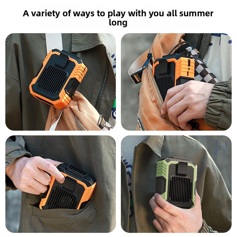 Clip-on bladeless fan