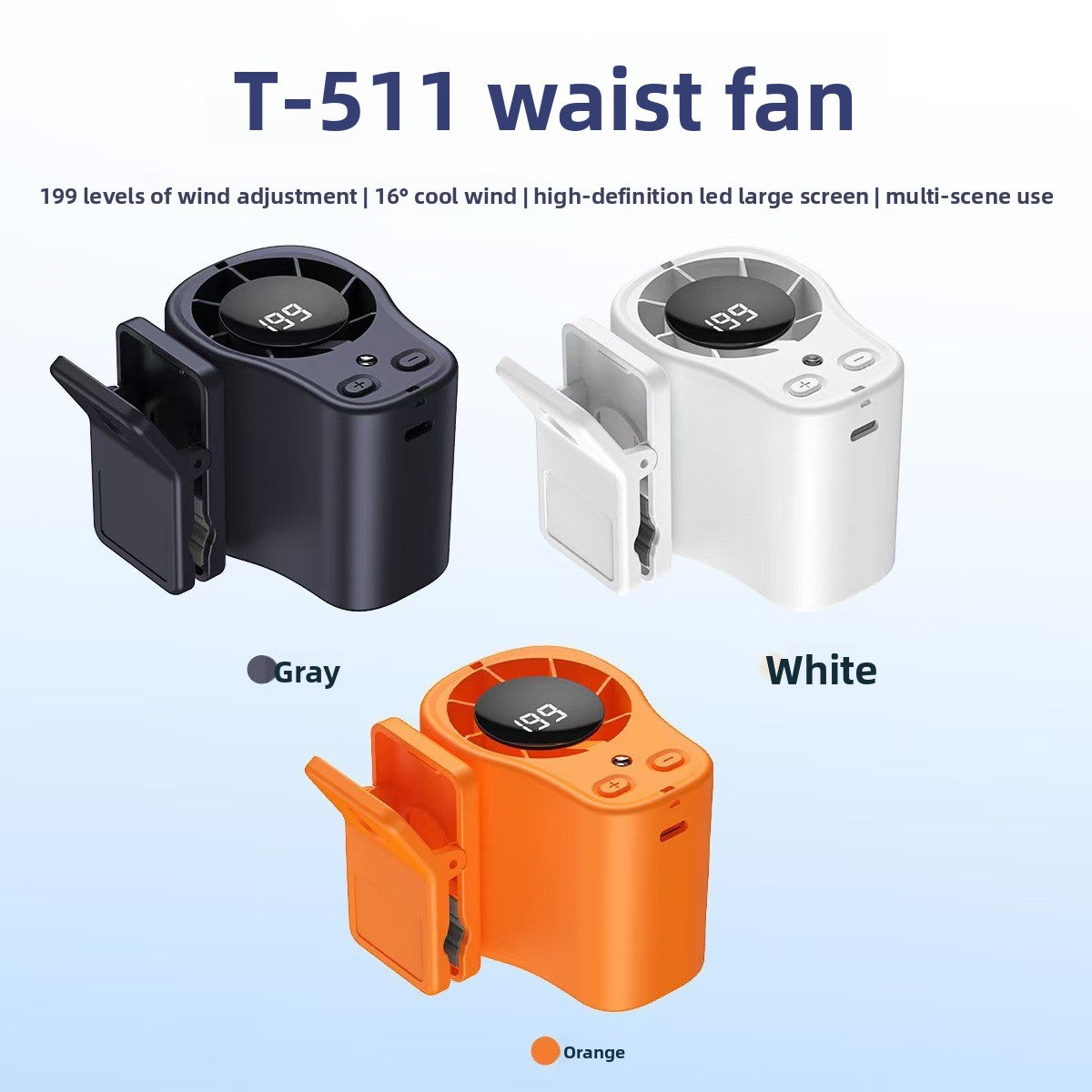Clip-on fan
