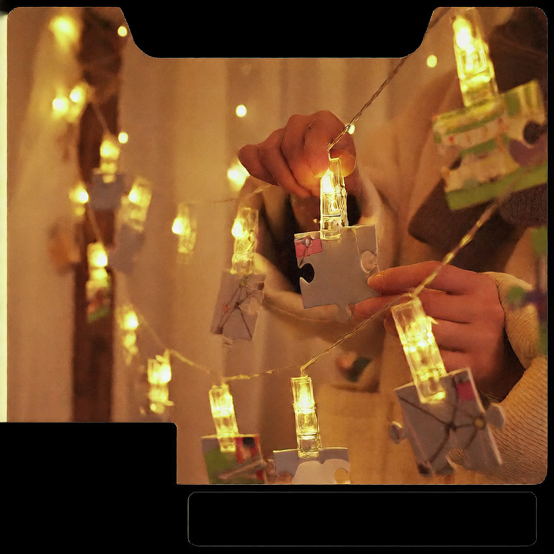 Clip On LED String Lights for Indoor Decoration