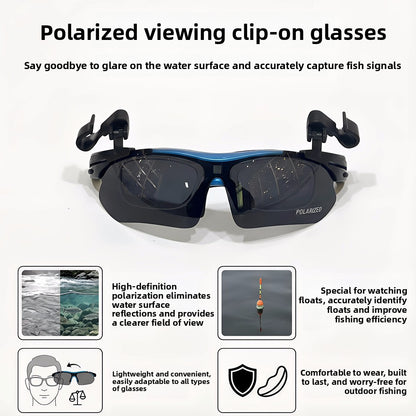 Clip-On Polarized Sports Sunglasses with UV Protection