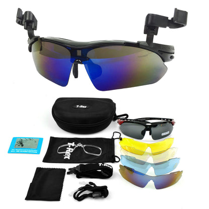Clip-On Polarized Sports Sunglasses with UV Protection