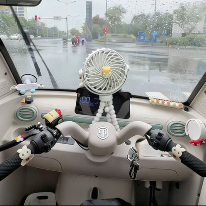 Clip On Rechargeable Mini Fan