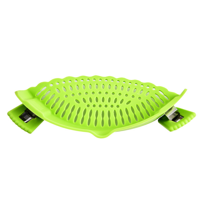 Clip-on Silicone Pot Drainer Filter