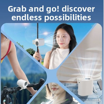 Clip-On Sun Umbrella Fan
