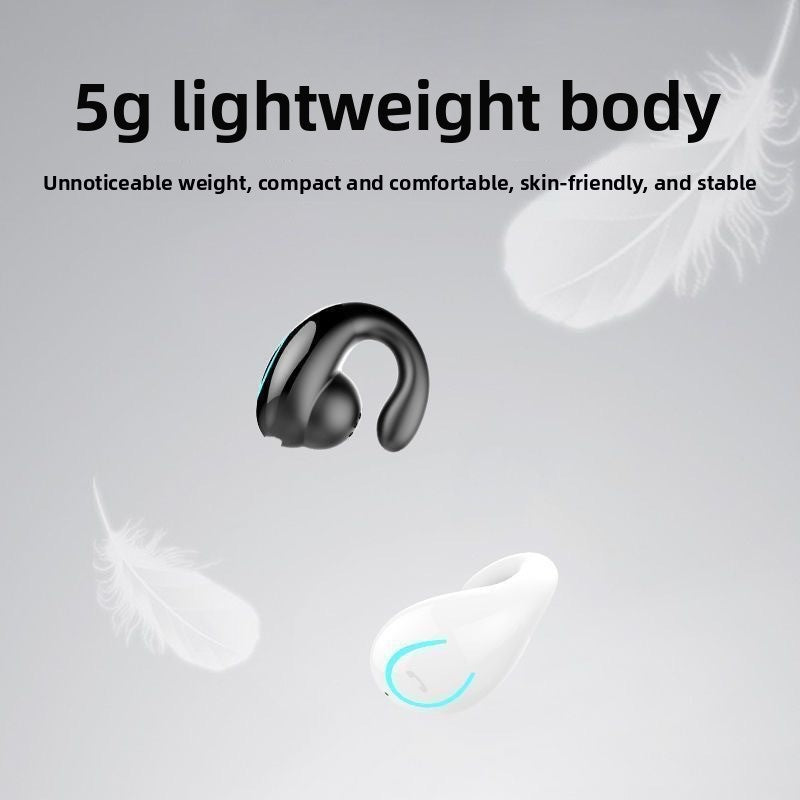 Clip-On Wireless Bluetooth Headset