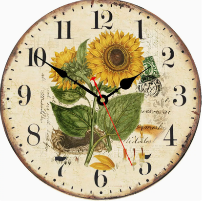 Clock Density Board Home Clock Wall-Mounted Modern Decoration Silent Wall Clock Quartz Clock Wall-Mounted European Style Home Use