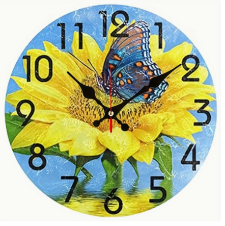 Clock Density Board Home Clock Wall-Mounted Modern Decoration Silent Wall Clock Quartz Clock Wall-Mounted European Style Home Use