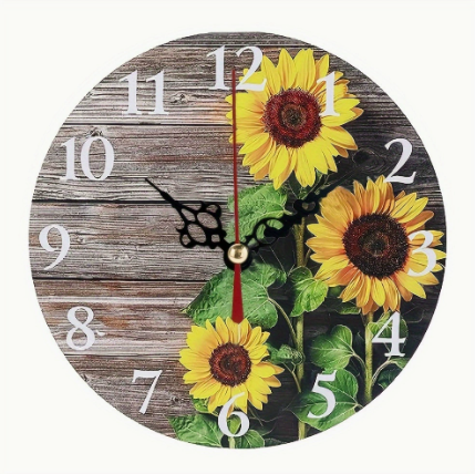 Clock Density Board Home Clock Wall-Mounted Modern Decoration Silent Wall Clock Quartz Clock Wall-Mounted European Style Home Use