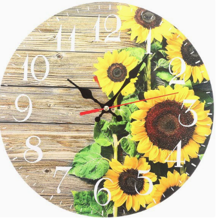 Clock Density Board Home Clock Wall-Mounted Modern Decoration Silent Wall Clock Quartz Clock Wall-Mounted European Style Home Use