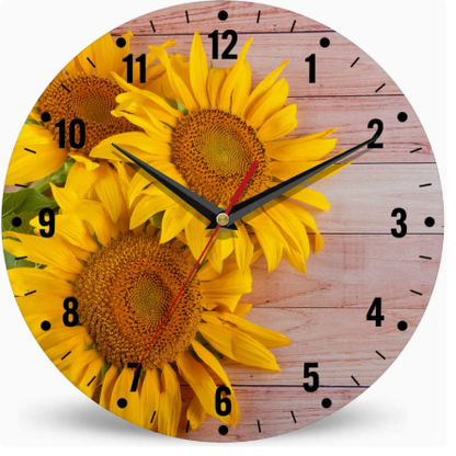 Clock Density Board Home Clock Wall-Mounted Modern Decoration Silent Wall Clock Quartz Clock Wall-Mounted European Style Home Use