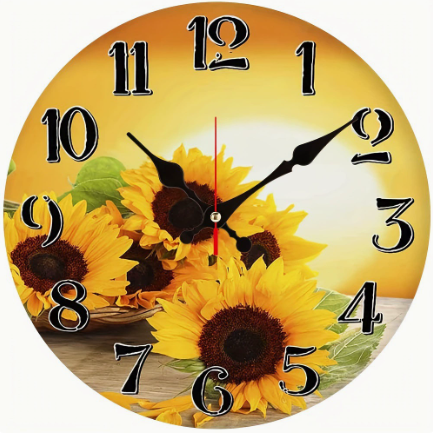 Clock Density Board Home Clock Wall-Mounted Modern Decoration Silent Wall Clock Quartz Clock Wall-Mounted European Style Home Use