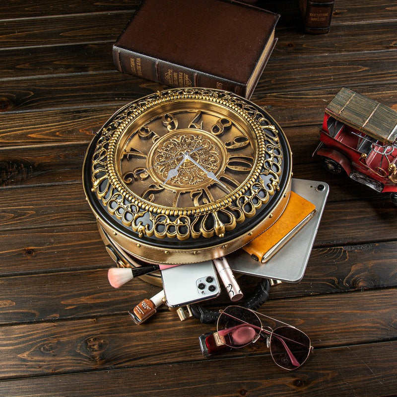 Clock Watch Bag