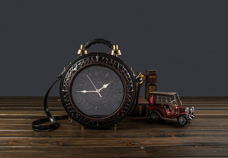 Clock Watch Bag