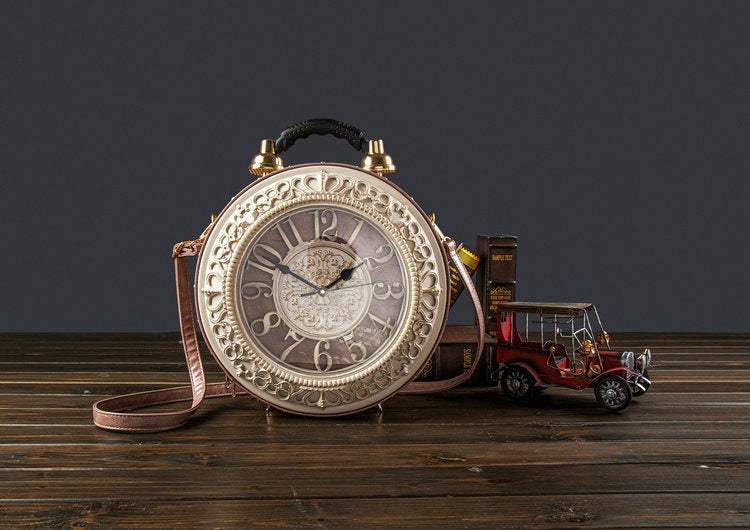 Clock Watch Bag