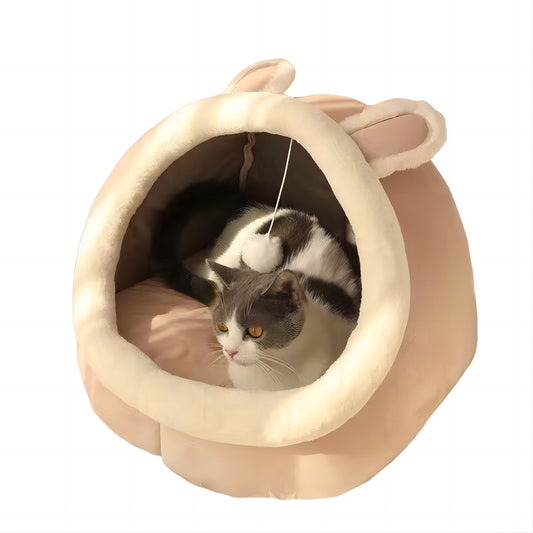 Closed cat bed