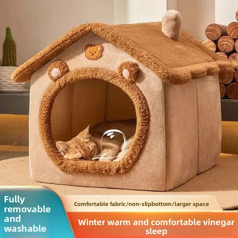 Closed Warm Pet House