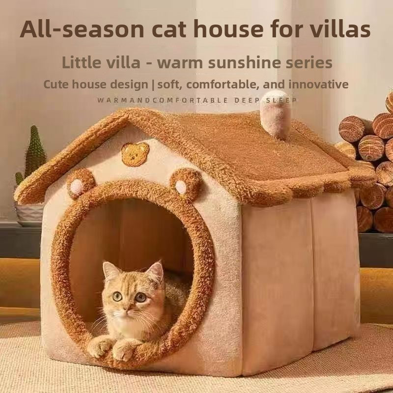 Closed Warm Pet House