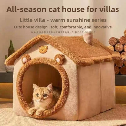 Closed Warm Pet House