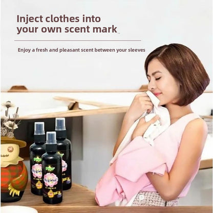 Clothing spray travel outfit