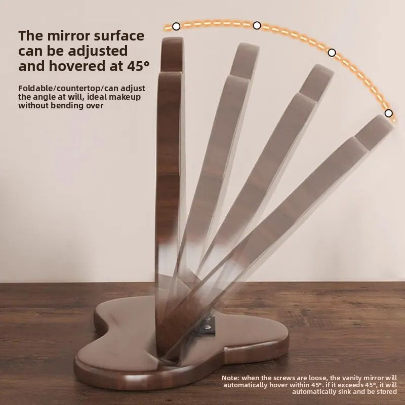 Cloud-shaped Makeup Mirror Dressing Table