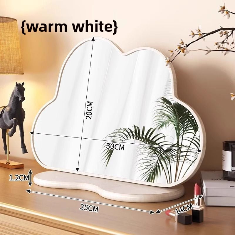 Cloud-shaped Makeup Mirror Dressing Table