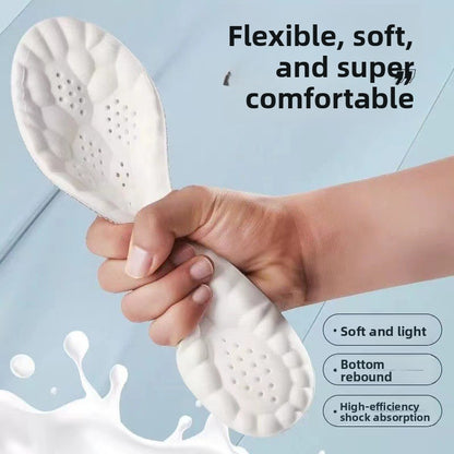 Cloud-shaped massage insoles