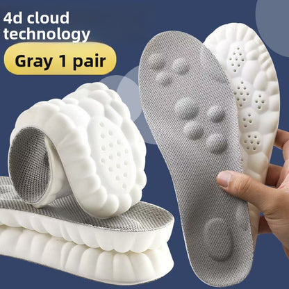 Cloud-shaped massage insoles