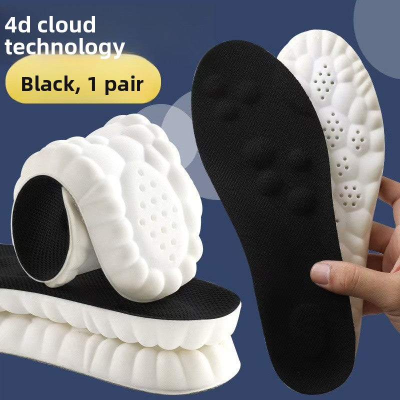Cloud-shaped massage insoles