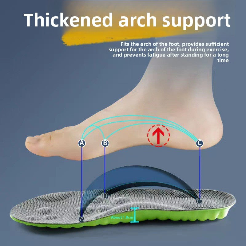 Cloud-shaped massage insoles