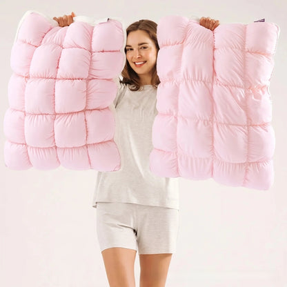 Cloud-shaped Puff Pillow, Pineapple-shaped Pillow, Home-use Single-person High-resilience Fluffy Pillow Core, Cervical-support Pillow