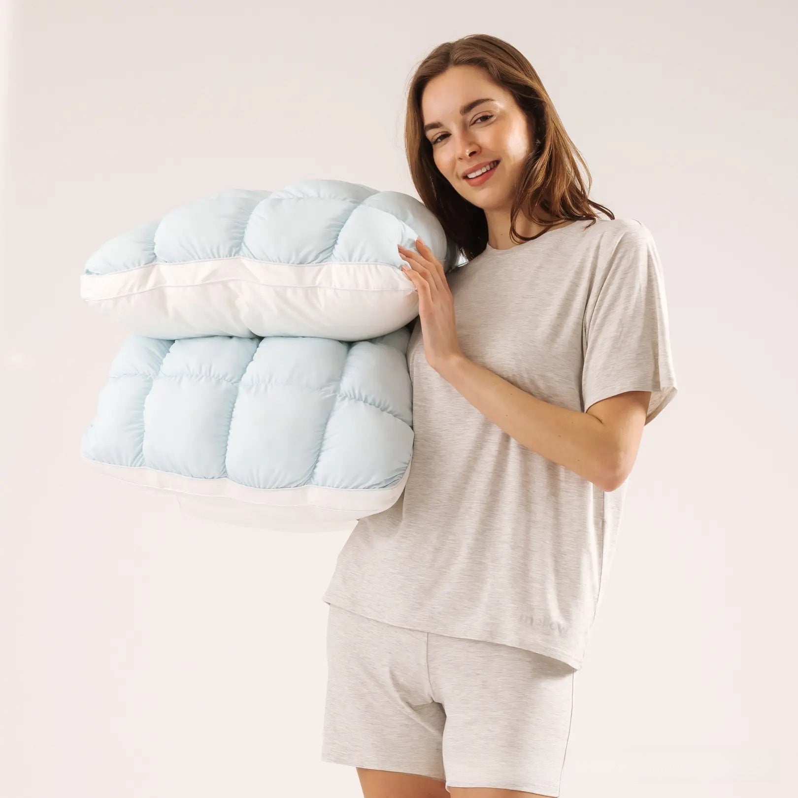 Cloud-shaped Puff Pillow, Pineapple-shaped Pillow, Home-use Single-person High-resilience Fluffy Pillow Core, Cervical-support Pillow