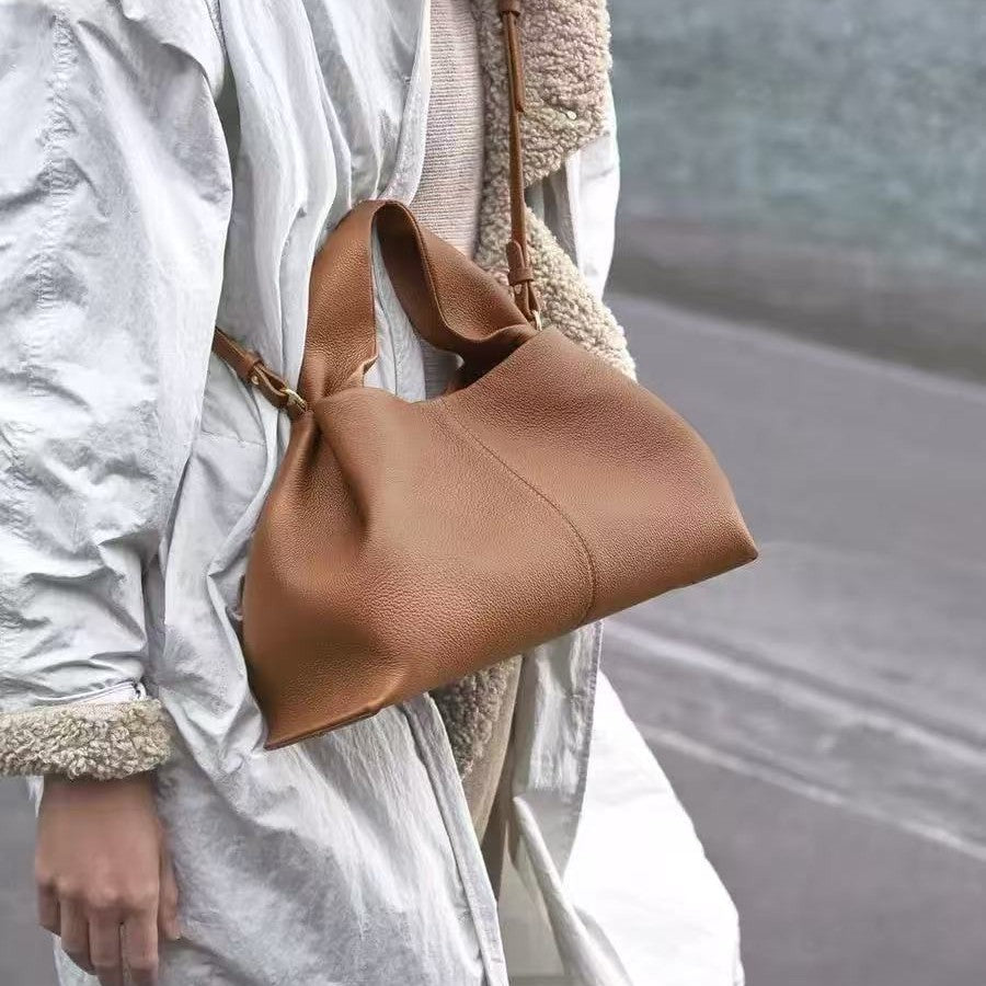 Cloud-Shaped Retro Handbag for Women