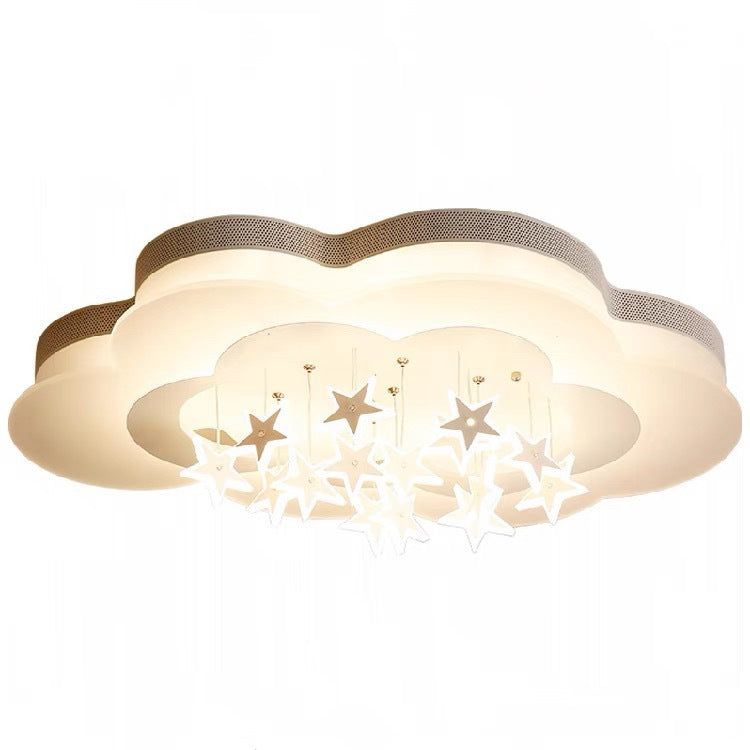 Cloud Star LED Ceiling Light for Childrens Room