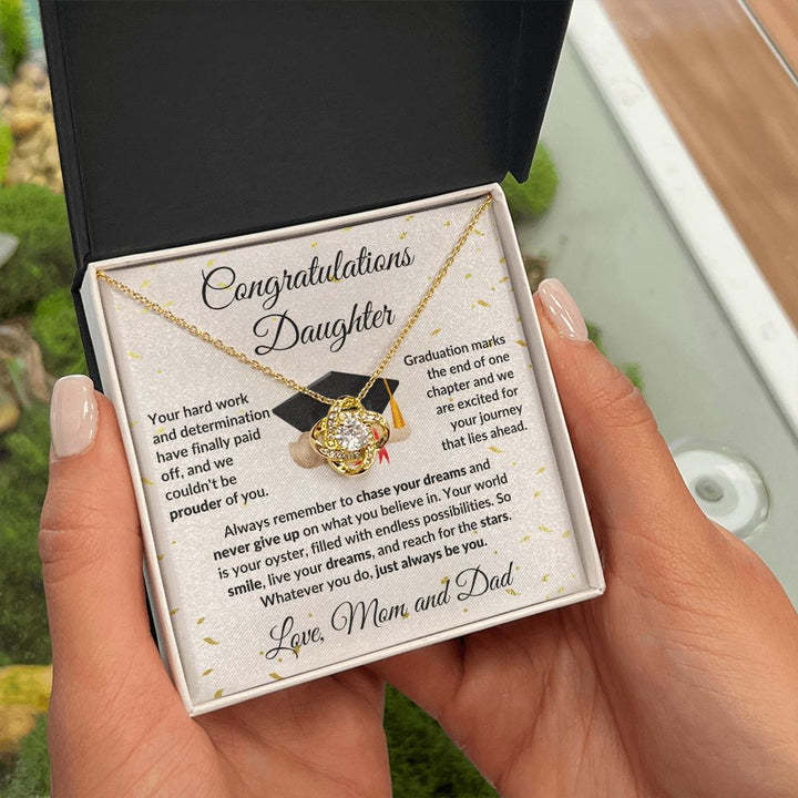 Clover Hollow Necklace with Gift Box
