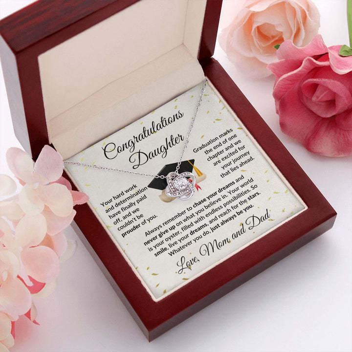 Clover Hollow Necklace with Gift Box