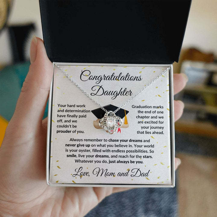 Clover Hollow Necklace with Gift Box