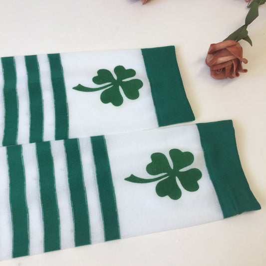 Clover Print Socks