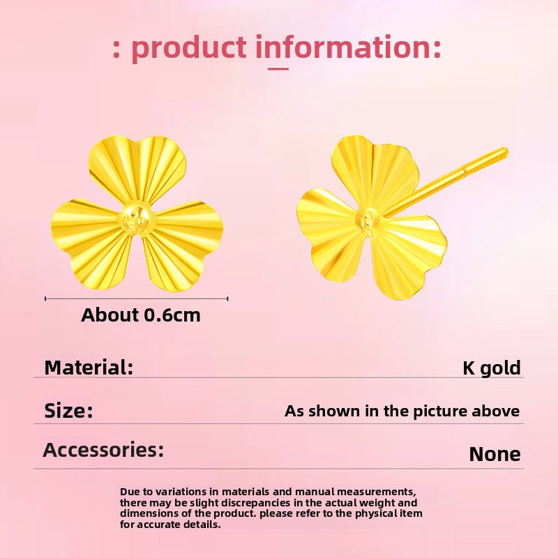 Clover stud earrings