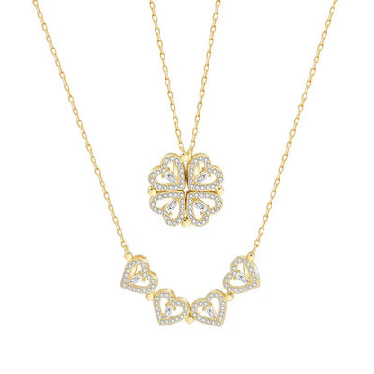 Clover Titanium Steel Necklace