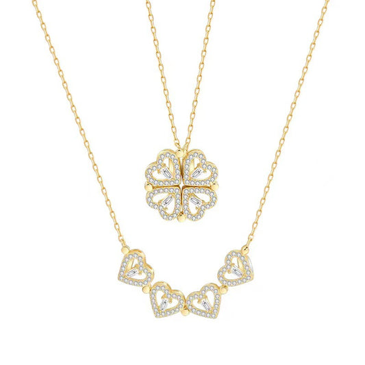Clover Titanium Steel Necklace