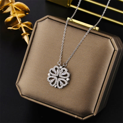 Clover Titanium Steel Necklace