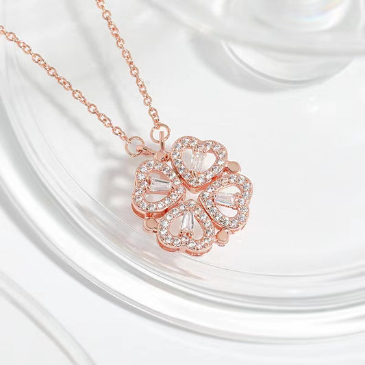 Clover Titanium Steel Necklace