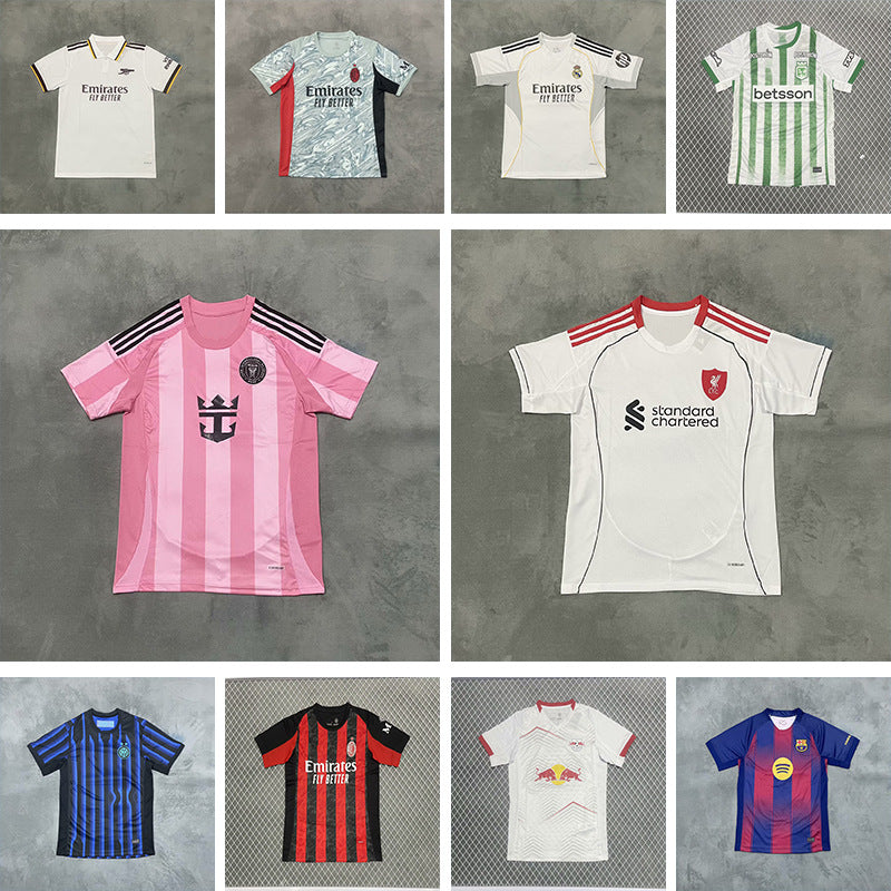 Club football jersey: short-sleeved single top