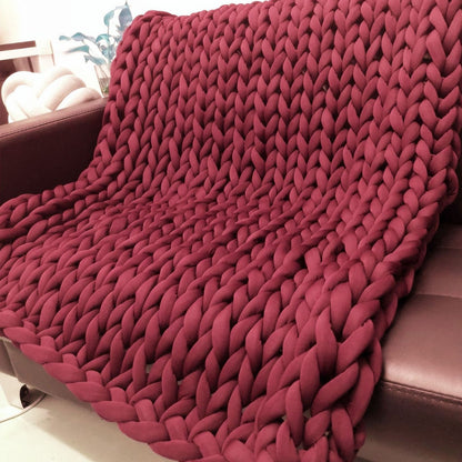 Coarse Strip Woven Blanket Gravity Blanket