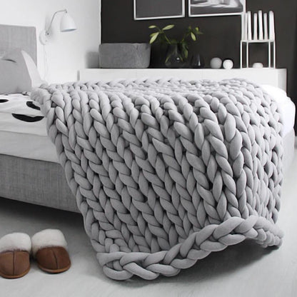 Coarse Strip Woven Blanket Gravity Blanket